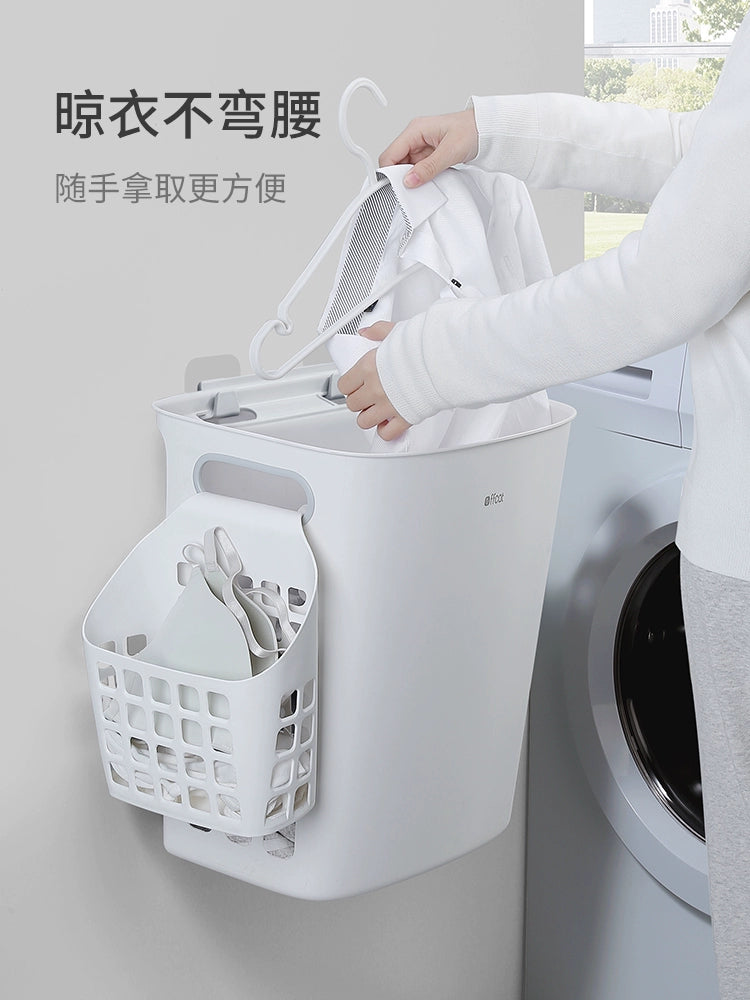 Non-Cat Dirty Clothes Basket Home Wall Mount Put Dirty Clothes Storage Basket Bathroom Toilet Laundry Dirty Clothes Laundry Basket
