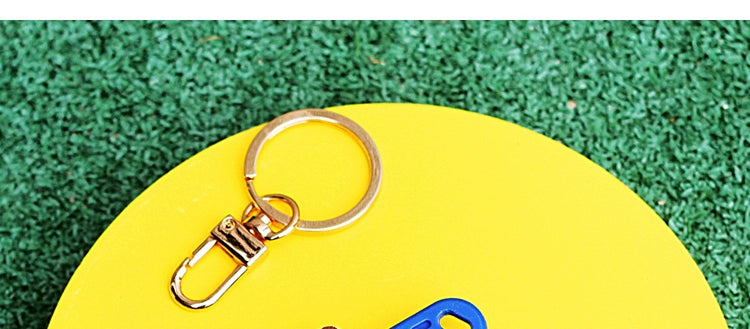 Cow Access Control Card Case Keychain Integrated Cute Animal Airtag Protective Cover Bus Pass Card Induction Bag Pendant