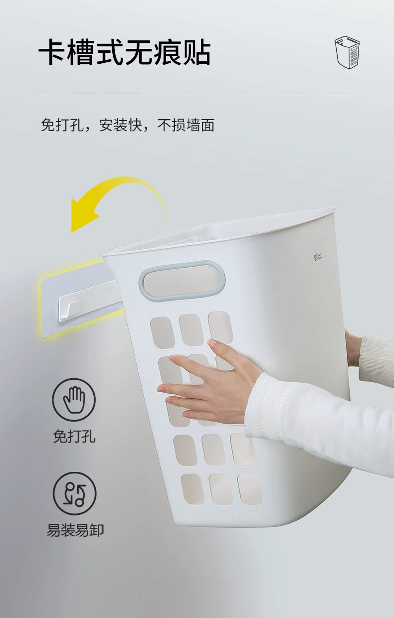 Non-Cat Dirty Clothes Basket Home Wall Mount Put Dirty Clothes Storage Basket Bathroom Toilet Laundry Dirty Clothes Laundry Basket