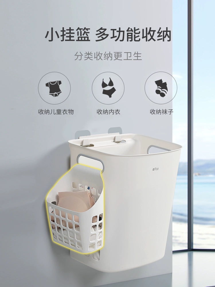Non-Cat Dirty Clothes Basket Home Wall Mount Put Dirty Clothes Storage Basket Bathroom Toilet Laundry Dirty Clothes Laundry Basket