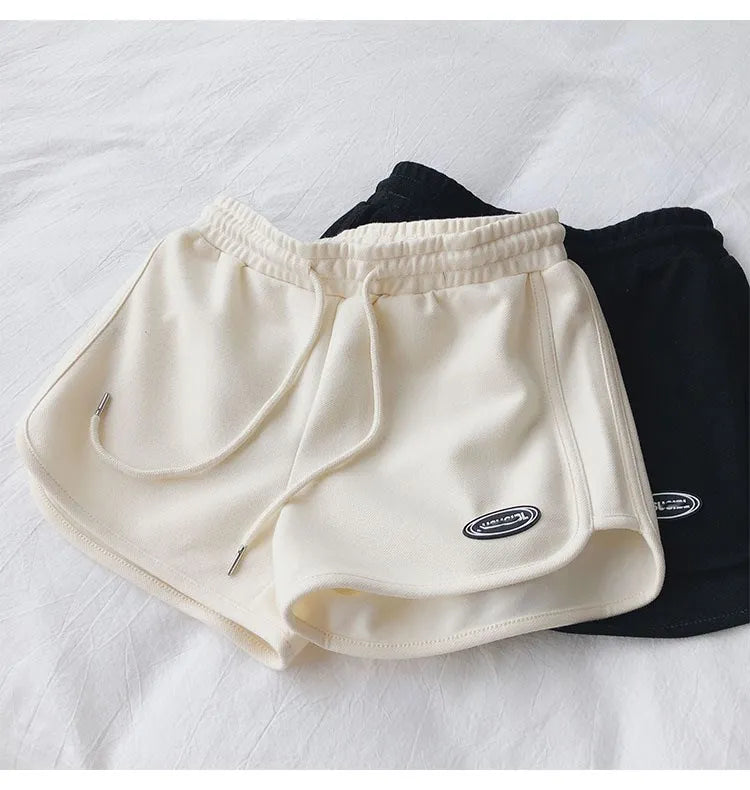 2023 Korea fashion elastic loose oversized Harajuku shorts high waist home service casual sports shorts women beach shorts