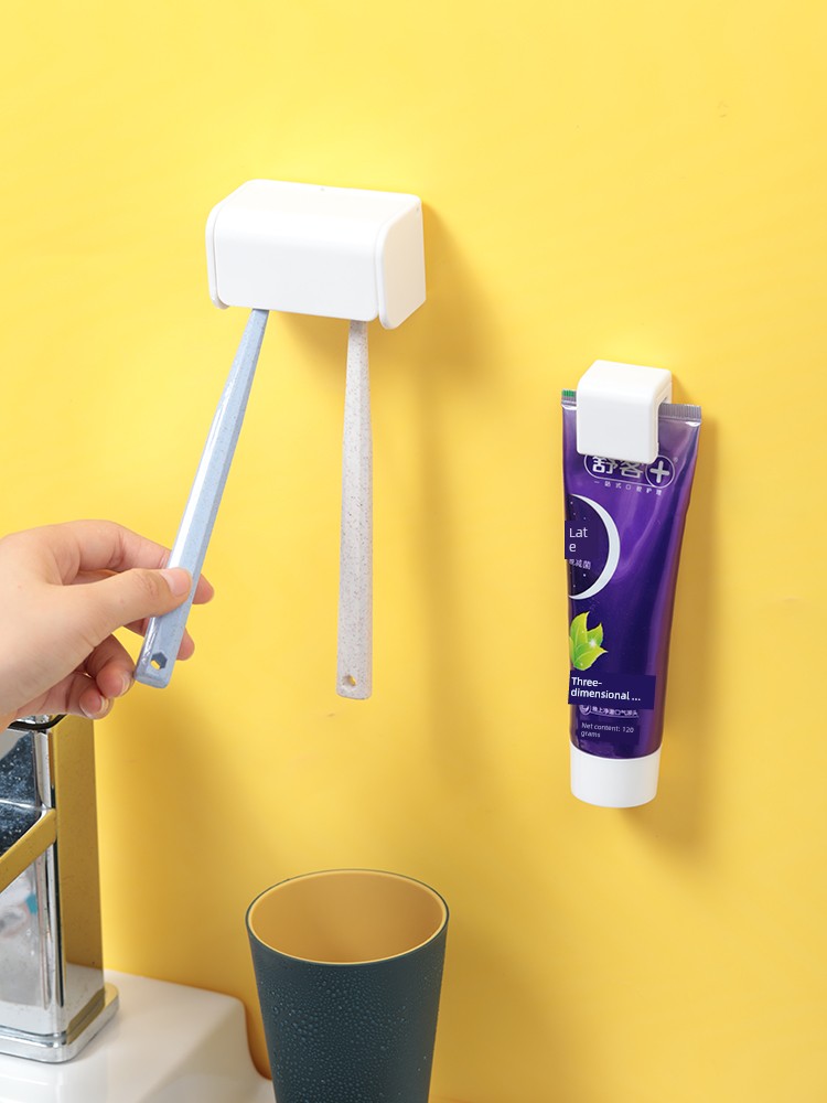 Rice Wooden Mirror Facial Cleanser Skin Care Products Plastic Hanging Clip