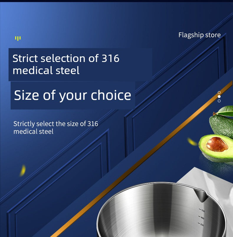 Instant Noodle Pot Porridge Baby Food Supplement Integrated Stainless Steel
