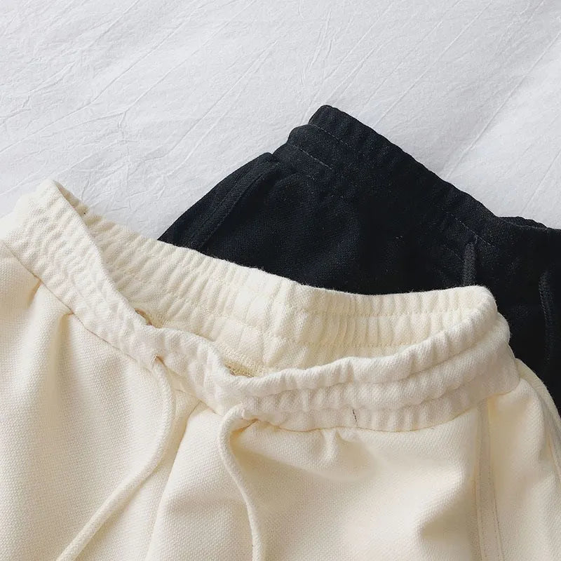 2023 Korea fashion elastic loose oversized Harajuku shorts high waist home service casual sports shorts women beach shorts