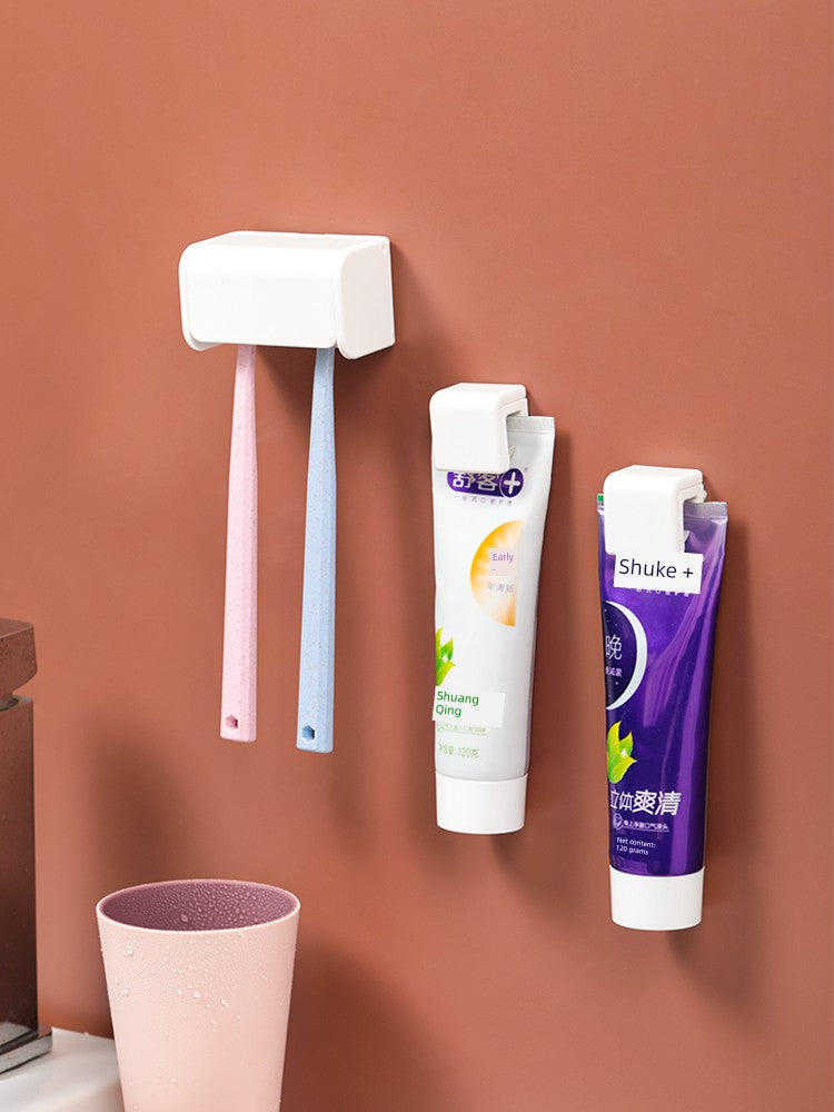 Rice Wooden Mirror Facial Cleanser Skin Care Products Plastic Hanging Clip