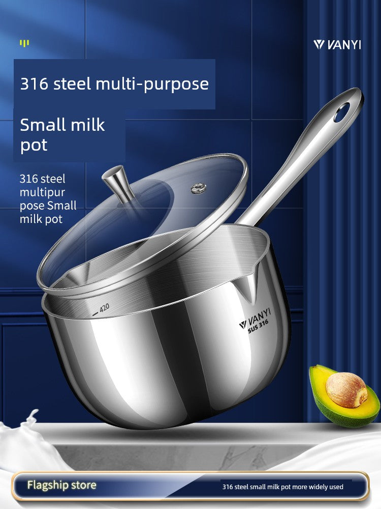 Instant Noodle Pot Porridge Baby Food Supplement Integrated Stainless Steel