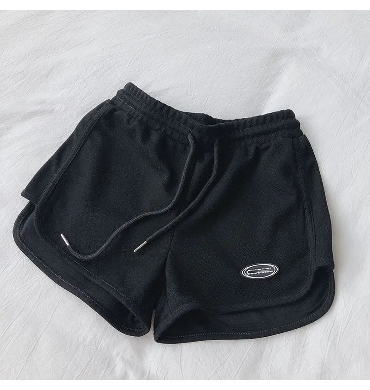2023 Korea fashion elastic loose oversized Harajuku shorts high waist home service casual sports shorts women beach shorts