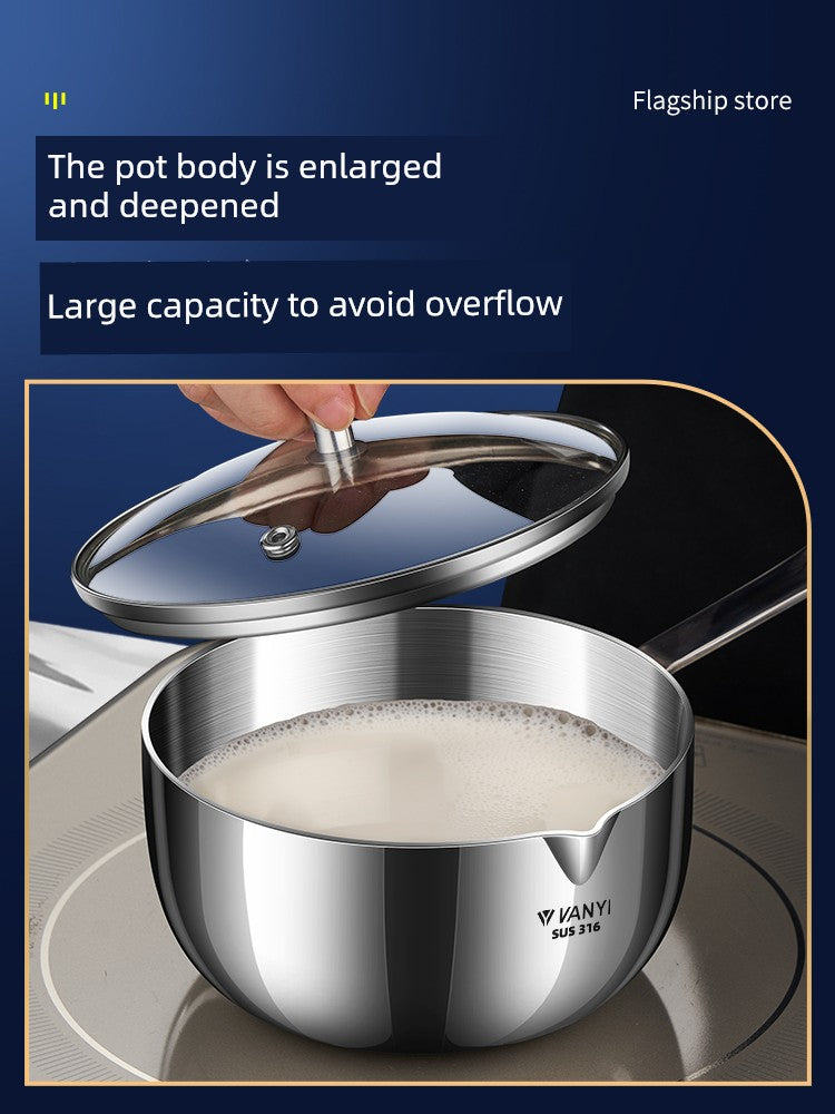Instant Noodle Pot Porridge Baby Food Supplement Integrated Stainless Steel