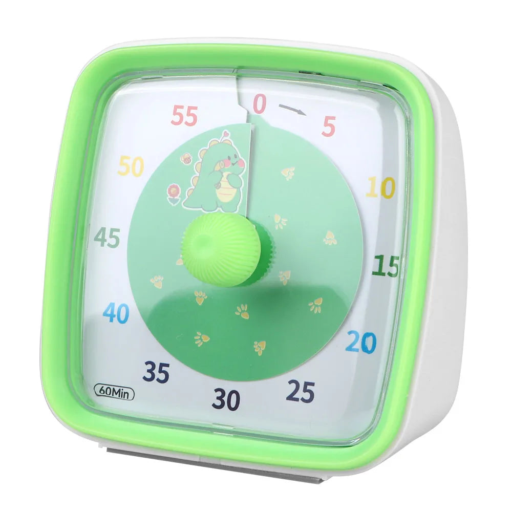 Kids Children Reminder Time Management Tool Visual Timer Night Light Ultra Silent Alarm Clock 60 Minutes Countdown Timer