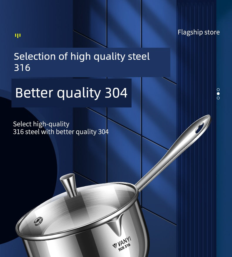 Instant Noodle Pot Porridge Baby Food Supplement Integrated Stainless Steel
