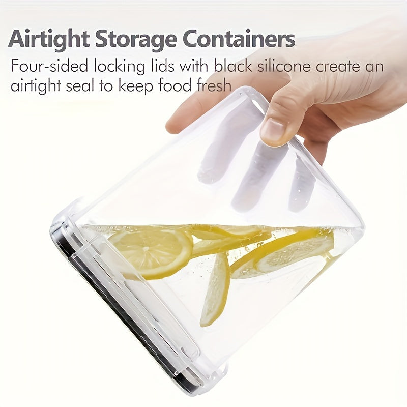 24pcs Premium Airtight Food Storage Containers Set - Containers for Kitchen Organization with Labels, Marker, and Stackable Design - Keep Spaghetti, Flour, Sugar, and Cereal Fresh for Longer with Easy Identification and Space