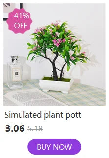 Artificial Plastic Plants Bonsai Small Tree Pot Fake Plant Potted Flower Garden Arrangement Ornaments Room Home Table Decoration