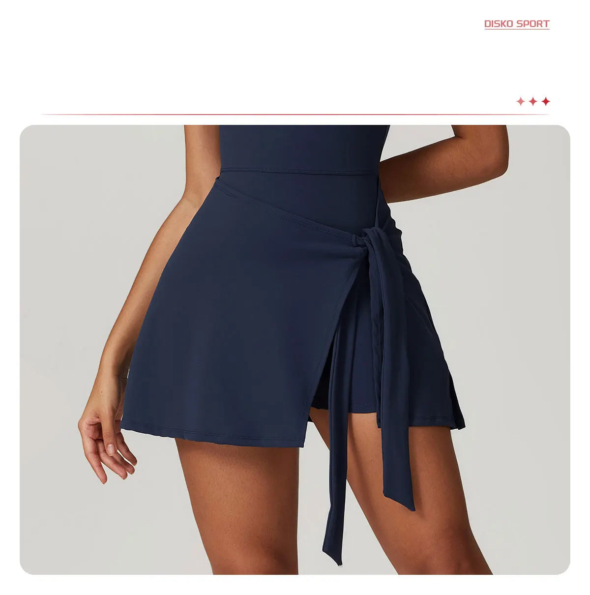 New Women Summer Safe Yoga Tennis Skirts Gym Golf Running Sports Fitness With Chest Pads One Piece Skirt Anti Glare Dance Skirt