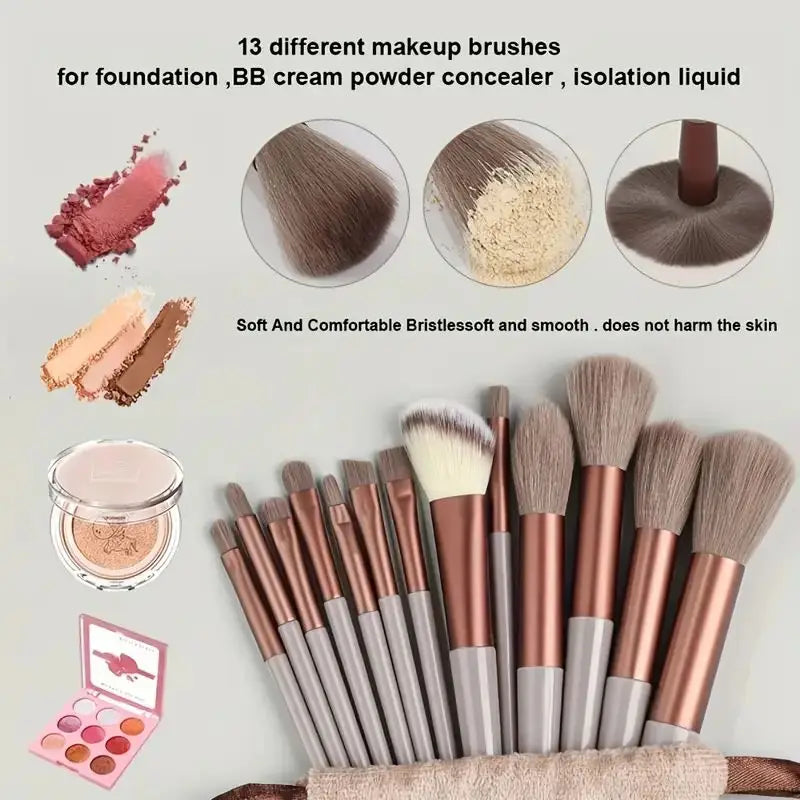 Makeup Brush Set Soft Fluffy Professiona Cosmetic Foundation Powder Eyeshadow Kabuki Blending Make Up Brush Beauty Tool Makeup