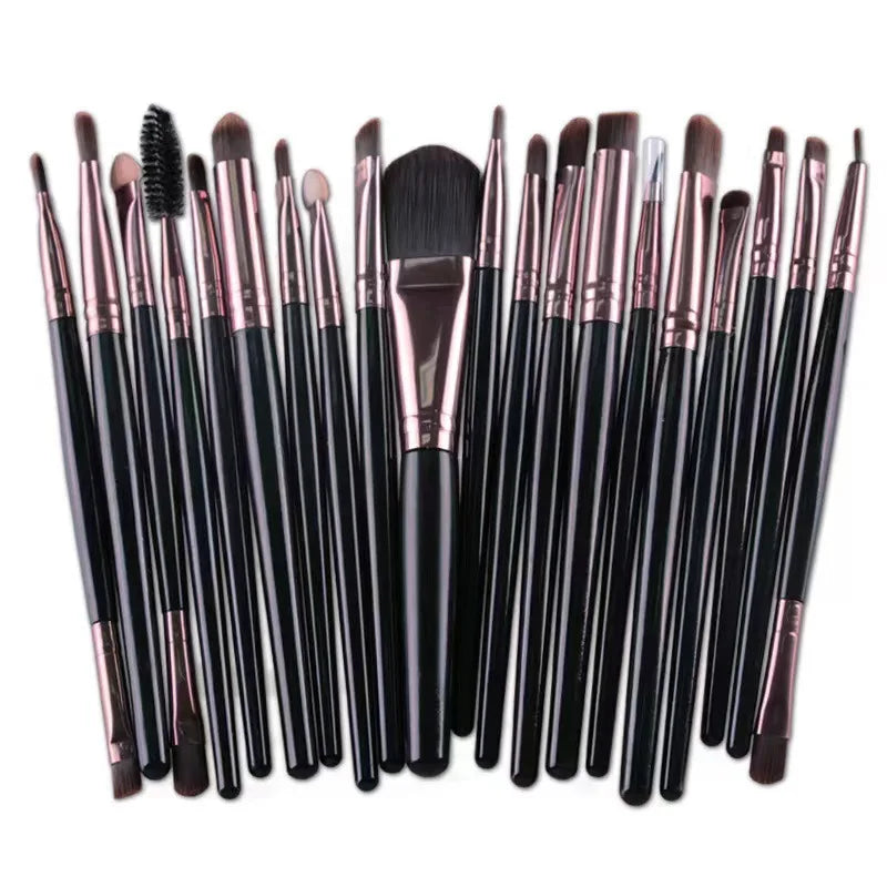 20pcs Eye brush Complete eyeshadow Brush Beauty Tool Explosive neutral logo Free Eyeliner brush