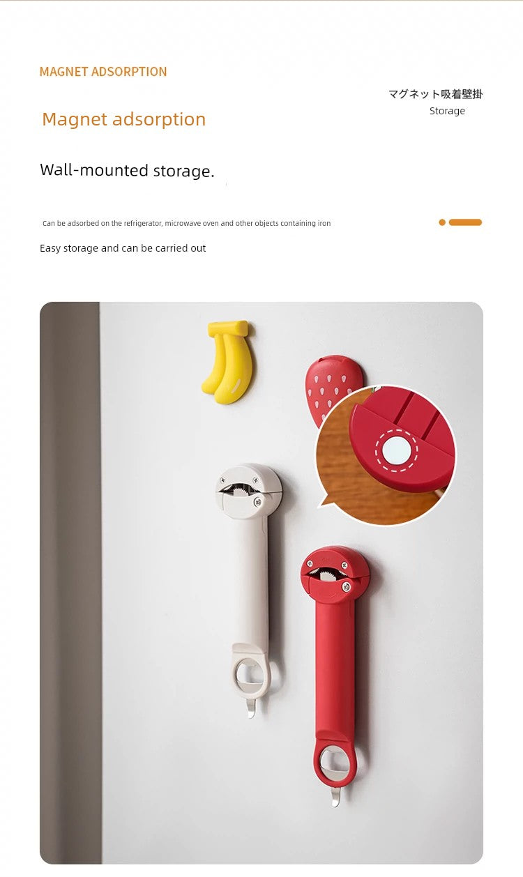 Can Can Openers Open Cap Screw Cap Open Cap Open Cap Handy Gadget Kitchen Refridgerator Magnets Magnetic Suction Beer Screwdriver Bottle Opener
