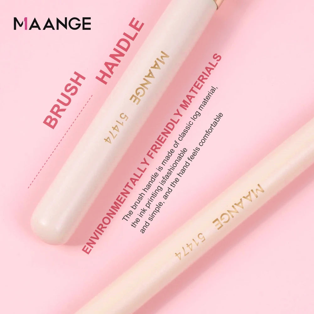 MAANGE Gift Box 4 Pieces Face Makeup Brushes Kit Foundation Concealer Soft Bristles Flawless Beauty Tool For Women Facial Makeup