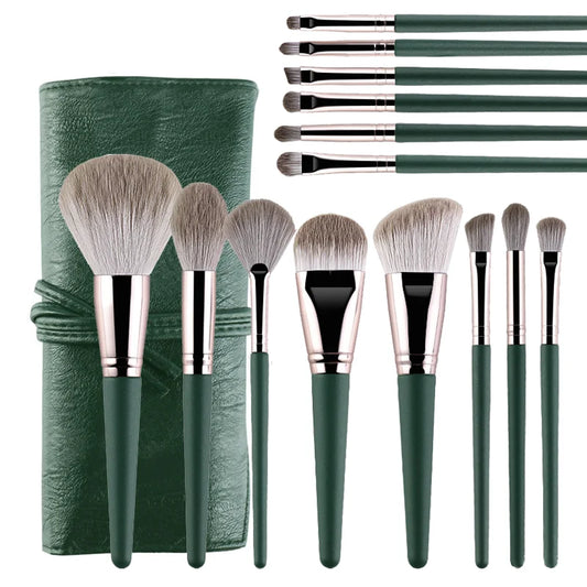 14Pcs Makeup Brushes Soft Fluffy Makeup Tools Cosmetic Powder Eye Shadow Foundation Blush Blending Beauty Make Up Brush